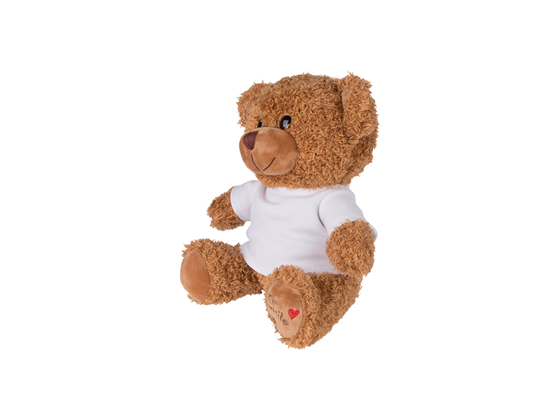 Bear, 23cm, With Blank T-Shirt