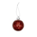 Tree Ornament, Ball, Red, 80mm