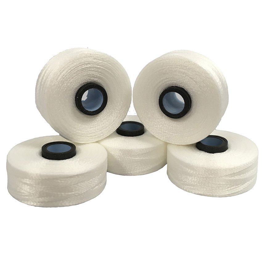 Pre-Wound Bobbins -  Magnetic Unsided L White 100x123M