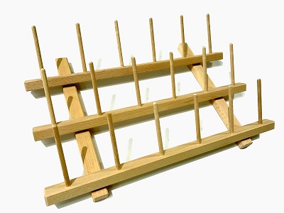 WOODEN CONE RACK-18PEG