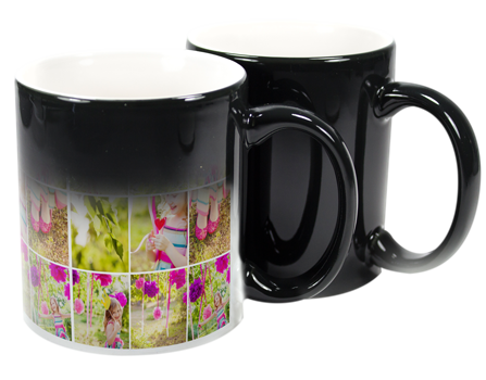 Black, 11oz Colour Changing Mug