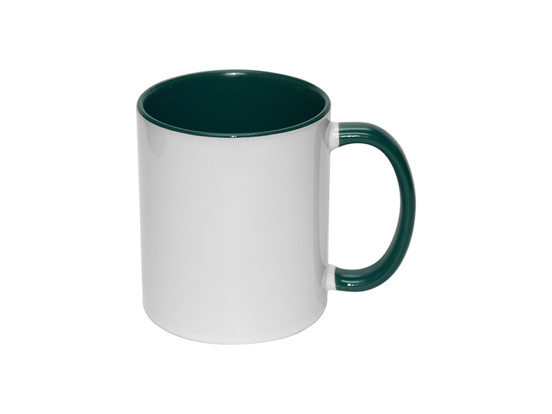Green, 11oz Two Tone Mug