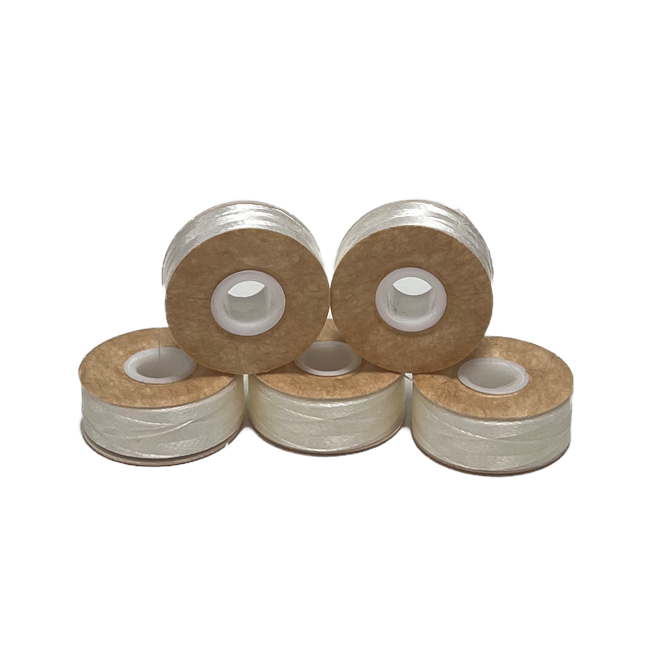 Pre-Wound Bobbins - Super 75 Sided L White 144x110m Single Box