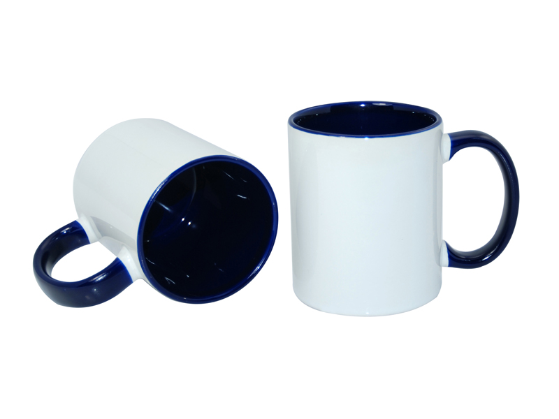 Dark Blue, 11oz Two Tone Mug