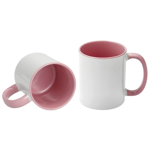 Pink, 11oz Two Tone Mug