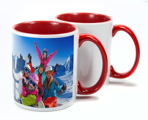 Red, 11oz Two Tone Mug