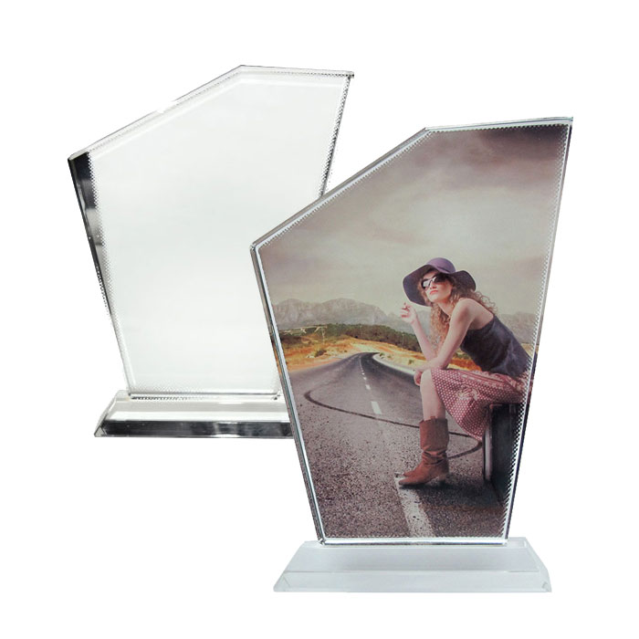 [SUBS1525] Photo Crystal Award, Peak, 150x175mm