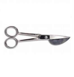 [9493] Scissors Applique 6" Chrome Plated 9493